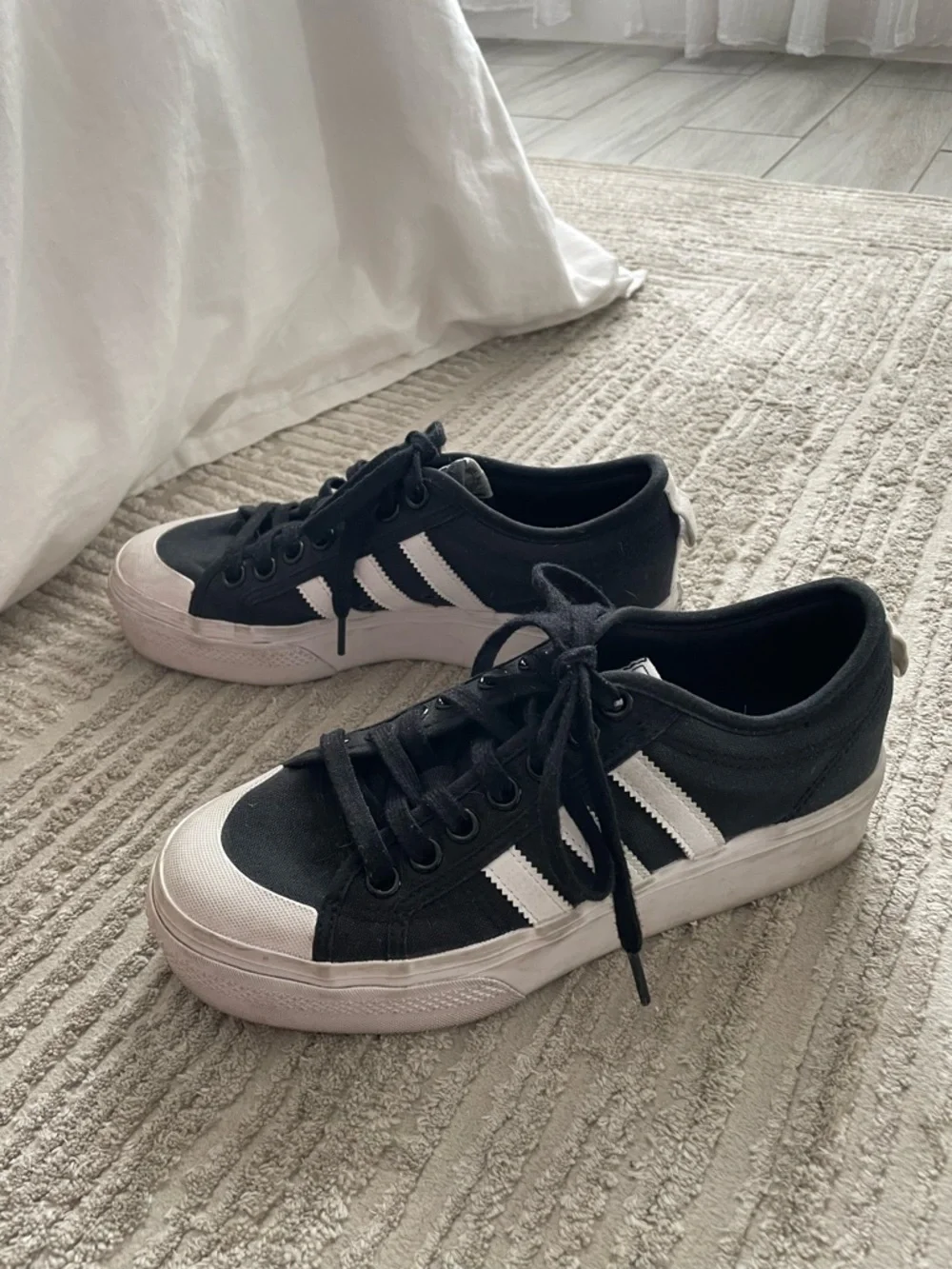 adidas Nizza Platform Lace Up Sneakers